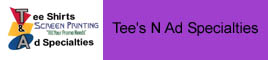 Tee's N Ad Banner